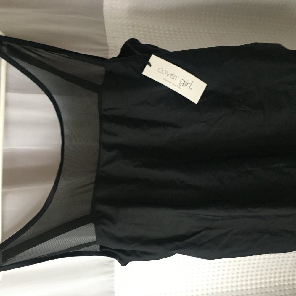 Black swim top